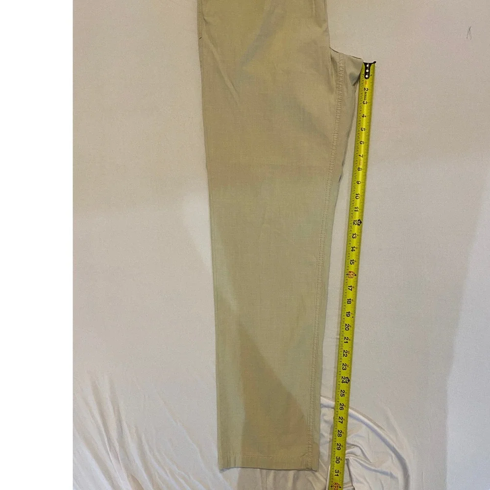 Hiltl Casual Pants Chinos‎ Straight Leg Khaki Beige Mens Size 36x31 |G1